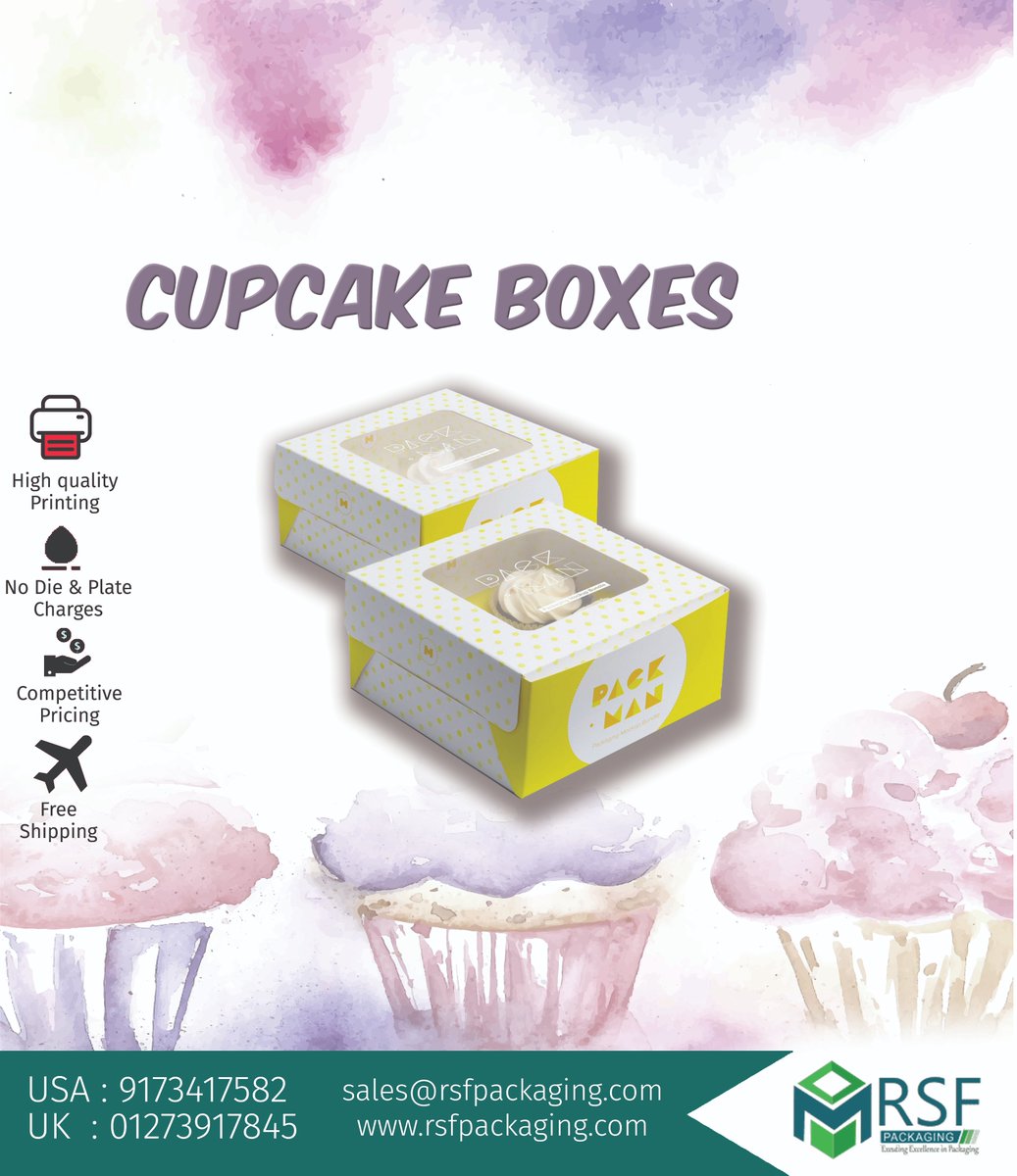 We made Cupcake boxes for you. Fast shipping &amp; wholesale pricing from the No.1 restaurant supply company.
Shop Now bit.ly/2SVIPjw
#Packaging #packagingdesign #CupCake #boxes #business #BakeryBoxes #RSFPackaging #CustomBoxes