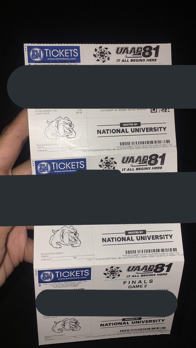 uaaptix7's tweet photo. Tickets still available! Dm is the key
Uaap finals game 2 https://t.co/YVbDB8FPNH