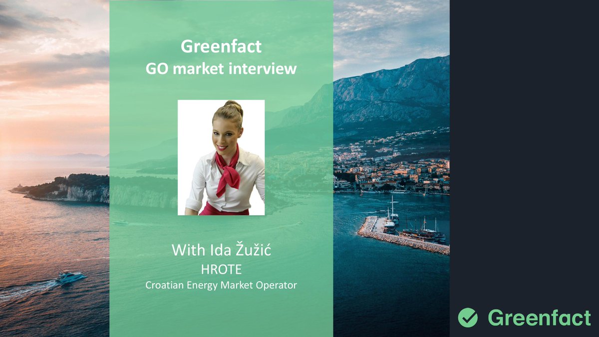 greenfact_eu's tweet photo. Our latest #exclusive #interview with Ida Žužić on the #Croatian GO market has now been published! The interview investigates the upcoming GO auctions in Croatia. Full article available (subscribers only): https://t.co/S6tBUHvN81 #guaranteesoforigin #market https://t.co/eBUNoFWHbu