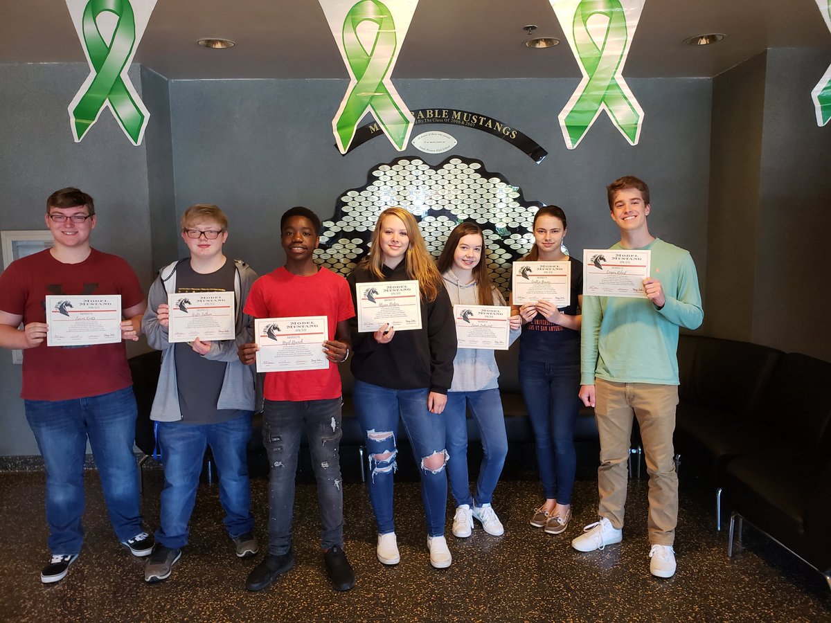 RyanMelhorn's tweet photo. Congratulations to our April Model Mustangs! #SWExcellence #swhsmustangs #LeaveYourMark #modelmustangs https://t.co/lj8p42NiNf