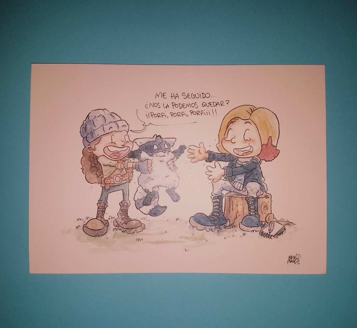 DailyLFlanery's tweet photo. This weekend, I saw @BegarthIlustra in the event of @LESeditorial #LexaIsOurs and she gift to me this illustration! Thank you so much, Belén! You're awesome! 🤗
https://t.co/8DapAlfHnu https://t.co/DBCrMAzrxk