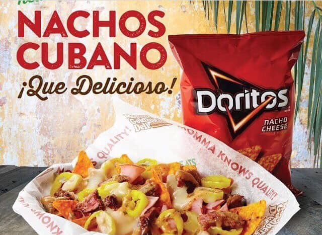 You asked for it, you got it! With an overwhelming outpouring expression of love for our new "limited time" Nachos Cubano, we are extending the time through July! Momma's pork, ham, salami, swiss, banana peppers, pickles and mojo sauce on Nachos has never tasted so good! 🔥
