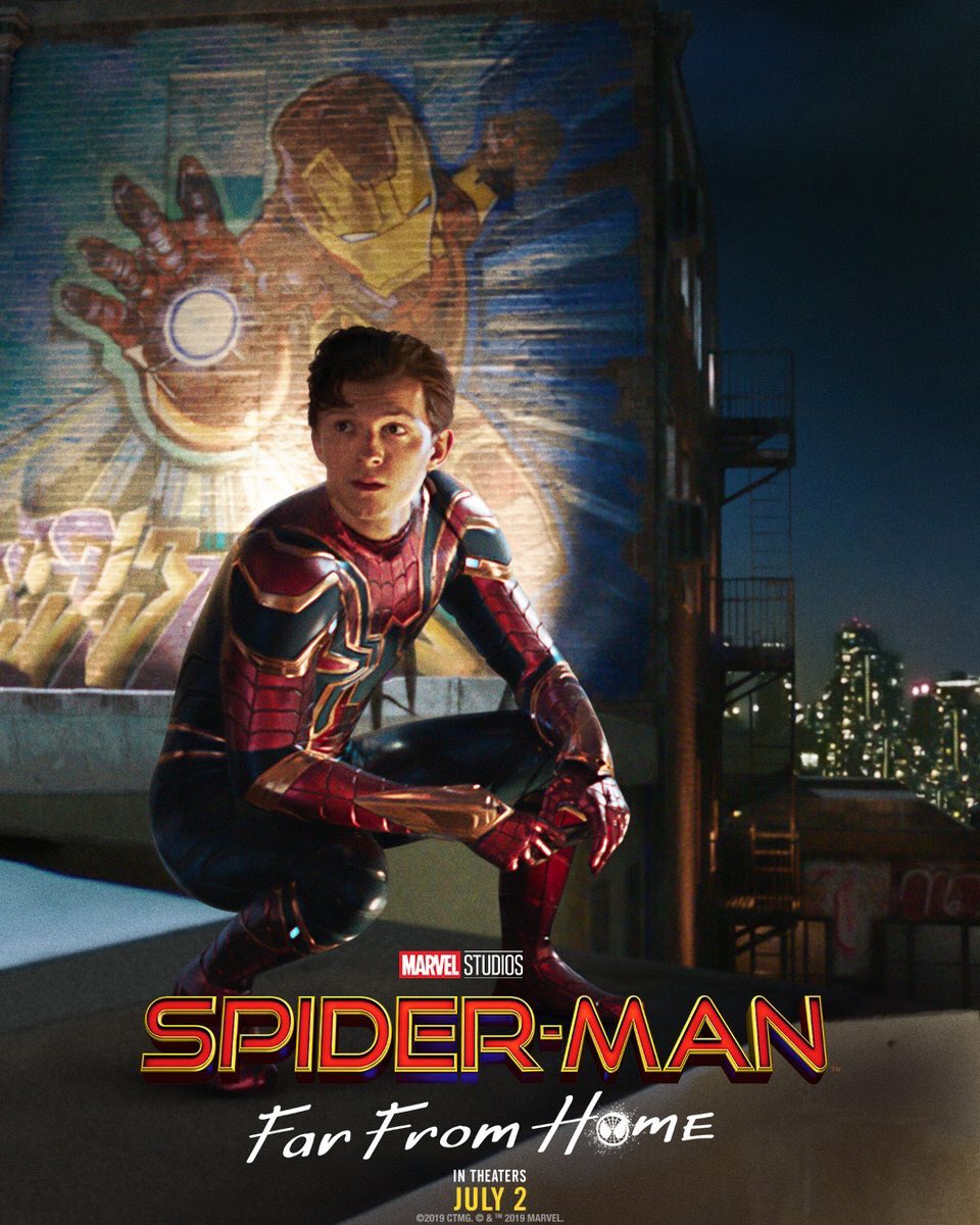 CineMarvelUCM's tweet photo. ¡Chulada de poster nuevo de #SpidermanFarFromeHome🕷!

😍🥺 ¡Lo veo y lloro! https://t.co/VnEMxdcHqV