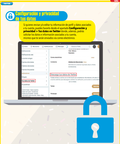Ing_Mili's tweet image. En esta Semana de Concientización de la Privacidad #PrivacyAwarenessWeek  #PAW2019   revisa la configuración de privacidad de tus perfiles de redes sociales, consulta la Guía elaborada por  @INAImexico  inicio.inai.org.mx/Guias/Guia_Con…