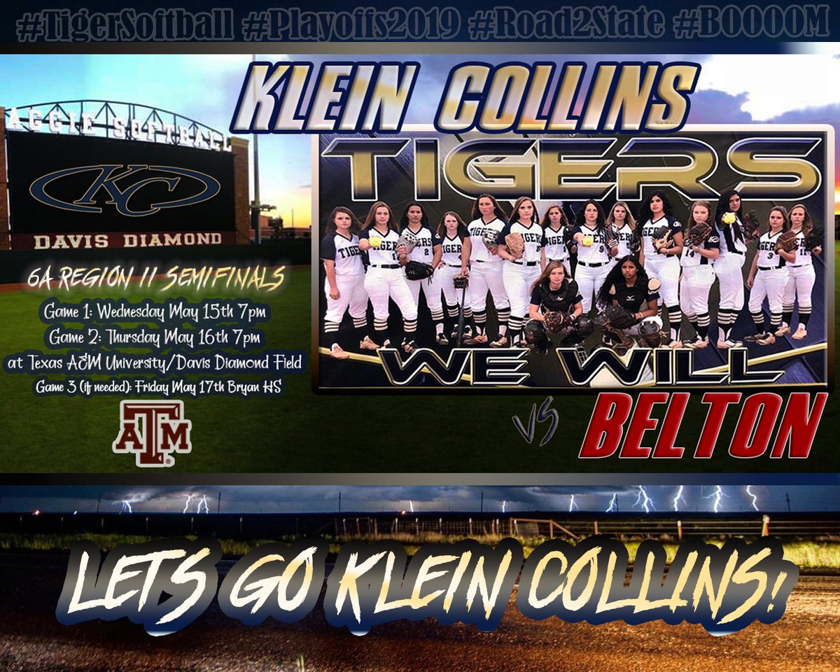 KCTigerSoftball's tweet photo. GUESS WHAT DAY IT IS>>>>>>ALMOST GAME DAY!!
BE THERE! BE LOUD! CHEER ON OUR TIGERS!
GATE $5 &amp; PARKING $5 https://t.co/fHTqwBmnTa