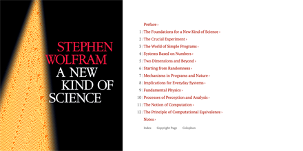 stephen_wolfram's tweet photo. It's the (17th) anniversary of my magnum opus #NewKindOfScience All free on the web. https://t.co/N1up8hZ5YJ
Starting to add runnable versions of all my original research notebooks too... https://t.co/9LSsWXkNVE https://t.co/gFEcEVOn6M