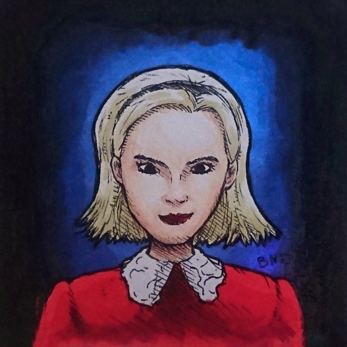 BigBnjBoy's tweet photo. Sabrina Spellman 🧙♀️ ! Jouée par l'actrice @kiernanshipka 🙂 !
• • •
#Sabrina #SabrinaSpellman #ChillingAdventuresOfSabrina #Netflix #Dessin #Drawing #Paper #Papier #Feutres #Markers #SpectrumNoir #Pen #Liner #ThinLiner #PigmaMicron #Witch #Girl #KiernanShipka #Kiernan https://t.co/AyApY85p4b