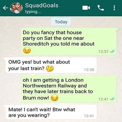 LNRailway's tweet photo. *Typing...*💬 

From May 19th, changes are happening across our network. Find out more at https://t.co/NBCf8qeKXU 💁‍♀️ 

#FutureChats #MayTimetable https://t.co/S0WjRUkPzq