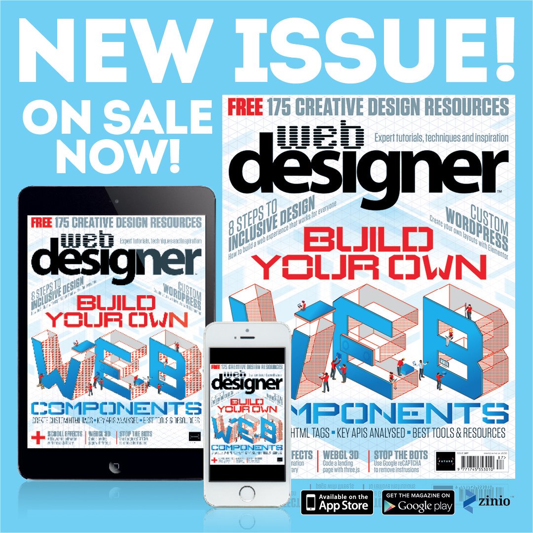WebDesignerMag's tweet photo. ARE YOU A WEB DESIGNER/DEV IN THE #USA? Want to get a copy of #WebDesignerMag delivered to your door or desktop? Visit https://t.co/IfAZmx2w9S today. https://t.co/UYZetovqxy