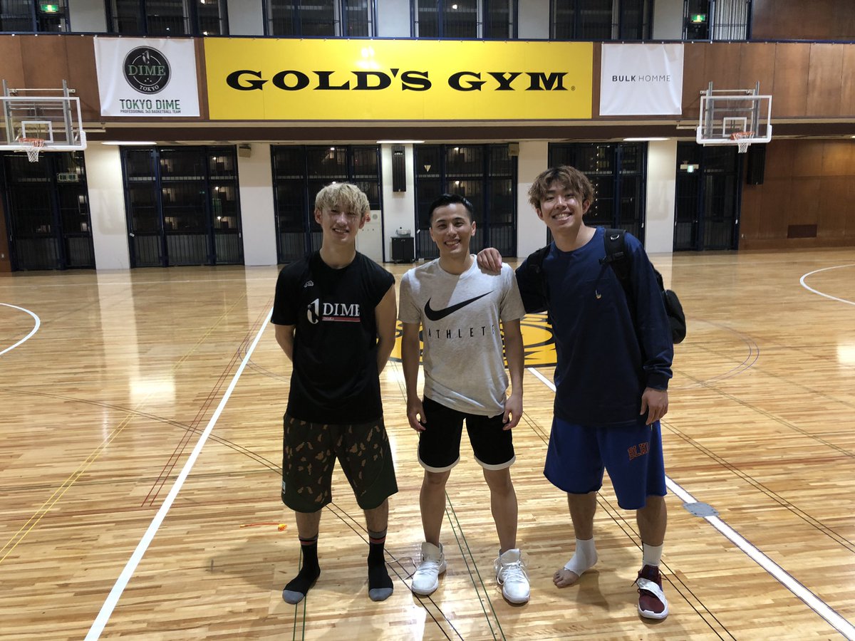 Hachinohe Dime 八戸ダイム Dimeの練習は顔ぶれが豪華 ともやん Tmyndayo 富樫勇樹 Yukitogashi Kyonosuke Kyonosuke91 Hachinohedime Dime3x3