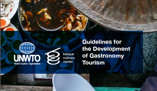 UNWTO_pub's tweet photo. Download our new report @UNWTO @bculinary "Guidelines for the Development of Gastronomy Tourism" . It is available for free at @UNWTO ELibrary https://t.co/Z62K4l7KBB . It is also available in Spanish at https://t.co/nGjRfj74Bi https://t.co/Pul8tlmKHl