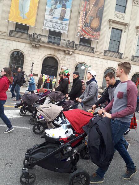 '#Prolife dads out in full force at the #MarchForLifeCanada - a pleasant reminder that the pro-life movement needs men and fathers to protect and provide for the vulnerable #Brolife #whywemarch #50yearstoomany'