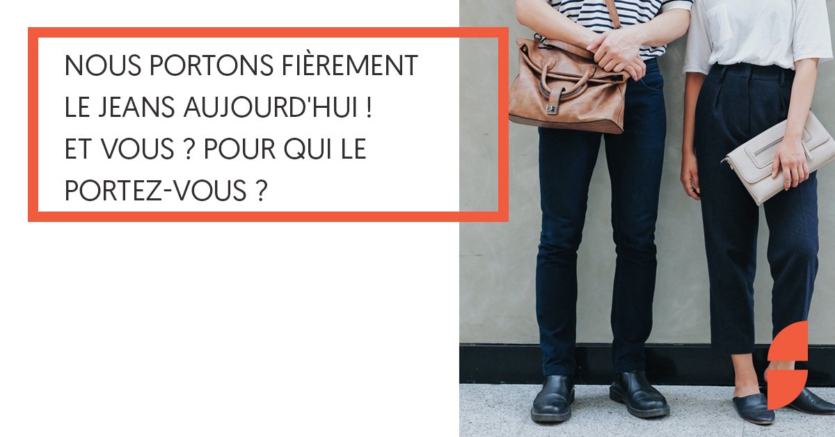 En cette #journéenationaledudenim, nous contribuons à amasser des fonds pour la #FondationCure qui vient en aide aux gens touchés par le #cancerdusein. Faisons collectivement une différence.🙌 #jeansday  #bluejeans#bonnecause #breathcancer #jeans #fashion#TeamSpiegelSohmer