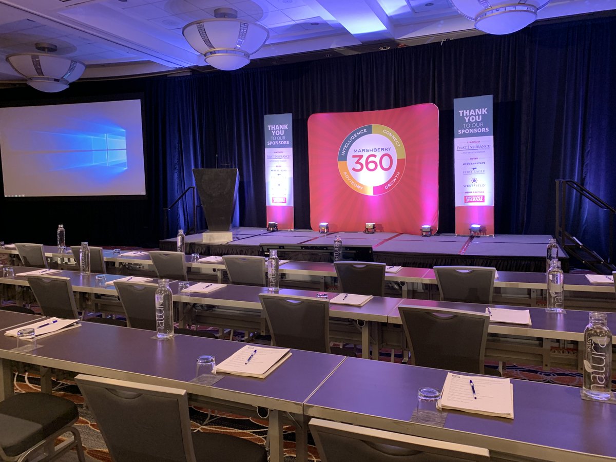 MarshBerryInc's tweet photo. Good Morning from Chicago’s MarshBerry 360! We will be sharing exclusive highlights on all social channels throughout the day. #MarshBerry360 #MB360 #ThinkDifferently https://t.co/znDGHA51v2