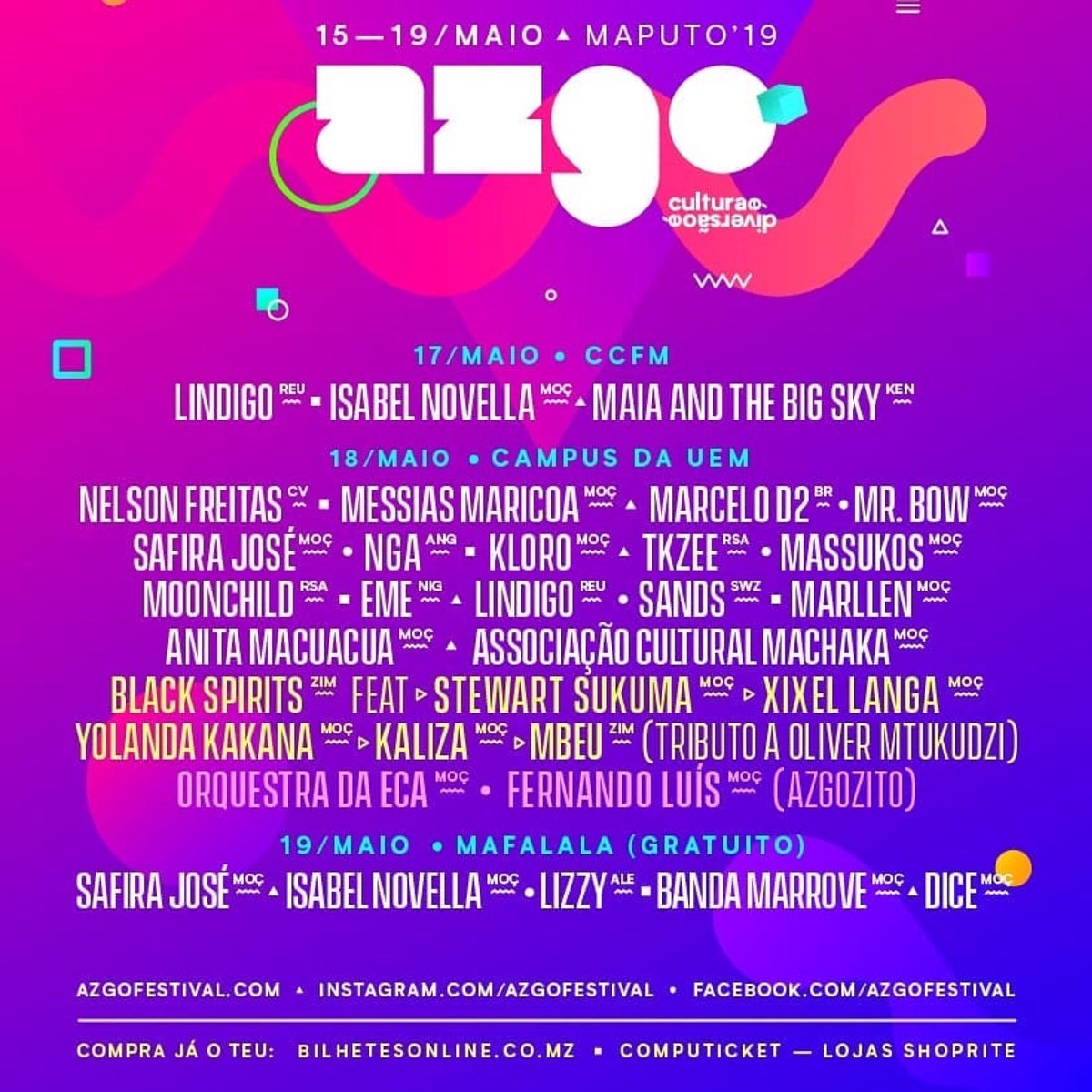 TRACE_Toca's tweet photo. Já está quase ! Estão prontos pro festival AZGO ?
Vem no maior festival das artes e cultura em Moçambique 🇲🇿🎉🎉.
—.
#azgofestival #mozambique #artistas #gostamos #weareapaixaodamusica #somosapaixaodamusica #tracetoca #evento #faltapouco #ccfm #azgo #culturaédiversão https://t.co/gYvpYb1tM1