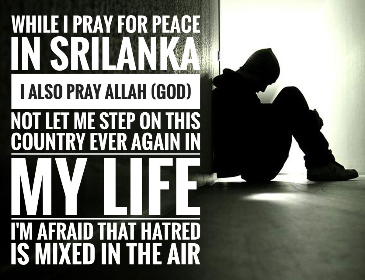 waseemwsm's tweet photo. Feel of a Srilankan who living Abroad. 

#LKA #Srilanka #MuslimsUnderAttackinSL https://t.co/KocGOkLZ9O