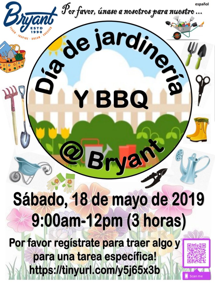 Bryant Elementary (@bryantbengals) on Twitter photo April showers brings May flowers! Join us for our #Gardening & #BBQ Day on Saturday, May 18th. All #teamBryantES scholars, families, staff members, & community partners are welcome! <a href="/CobbSchools/">Cobb County Schools</a> <a href="/CCSDTitleONE/">CCSDTitleOne</a> <a href="/SoCobbCouncil/">South Cobb Council PTA</a> April showers brings May flowers! Join us for our #Gardening & #BBQ Day on Saturday, May 18th. All #teamBryantES scholars, families, staff members, & community partners are welcome! <a href="/CobbSchools/">Cobb County Schools</a> <a href="/CCSDTitleONE/">CCSDTitleOne</a> <a href="/SoCobbCouncil/">South Cobb Council PTA</a>