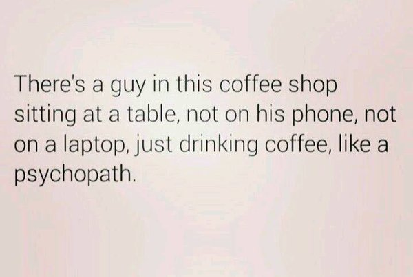 RRiverRoasters's tweet photo. I saw that guy.......creepy! #GoodCoffee #TuesdayMotivation #Preakness144 https://t.co/3pkCbMQwqW