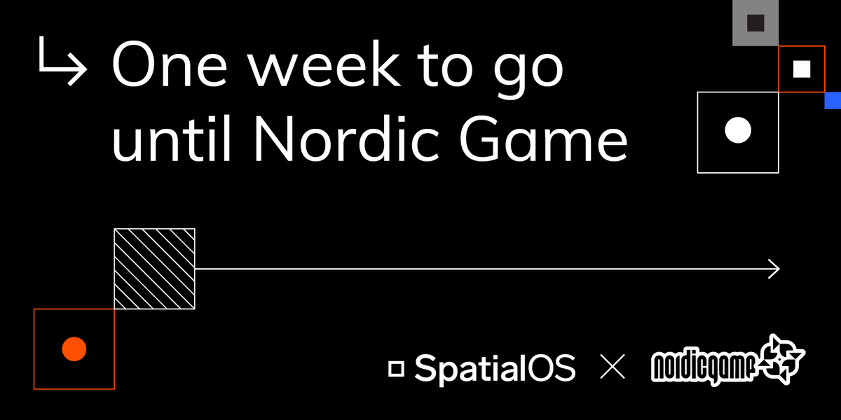 Improbableio's tweet photo. Attending #NordicGame next week? Come say ‘Hi!’ to the Improbable team and discover #SpatialOS.

You can also pick up Improbable loot, get demos and maybe win a Nintendo Switch - all at booth A23. 

https://t.co/c8XKEWyb33

#games #gamedev #MultiplayerMultiplied https://t.co/YZ9Ysto7vm