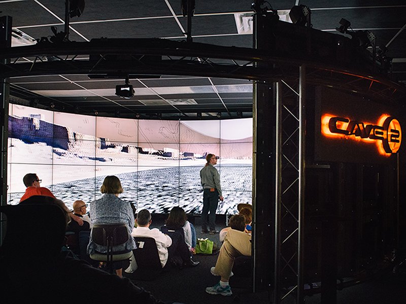 Penn_Today's tweet image. The films of Roderick Coover, artist-in-residence for the @Penn Program  in Environmental Humanities, play with ideas of memory, sensory  experience, and chance—and lately explore the multi-faceted impacts of  sea level rise penntoday.upenn.edu/news/sense-pla… @PPEHLab