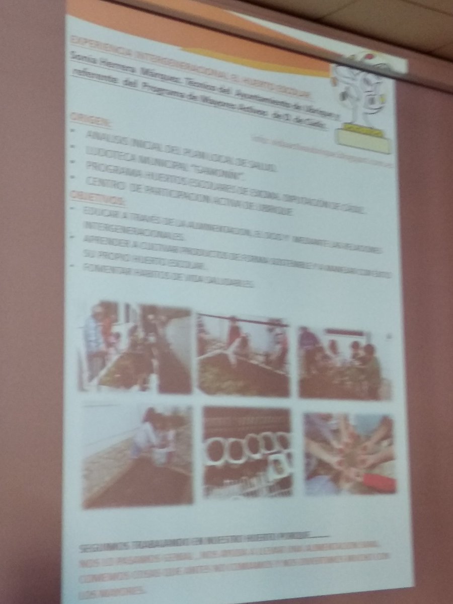 AndaluciaRELAS's tweet photo. V Encuentro @AndaluciaRELAS
Taller 3 Sonia de @aytoubrique nos cuenta "El Huerto Escolar Intergeneracional"
#MayoresenRedados
#EncuentroRelas
#UbriqueRELAS
@SaludUbrique https://t.co/3JuKyaoiFi
