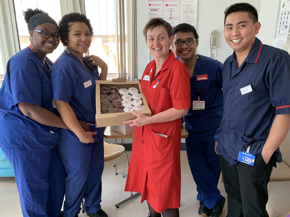 SharonPilditch's tweet photo. Happy IND to our CCU buddies ! Enjoy the cakes 🧁🧁🧁 #Whithealth #IND2019 @debbieclatwort1 @albert_bondoc05 @karenjo99786877 https://t.co/MvXXGNiR0Y