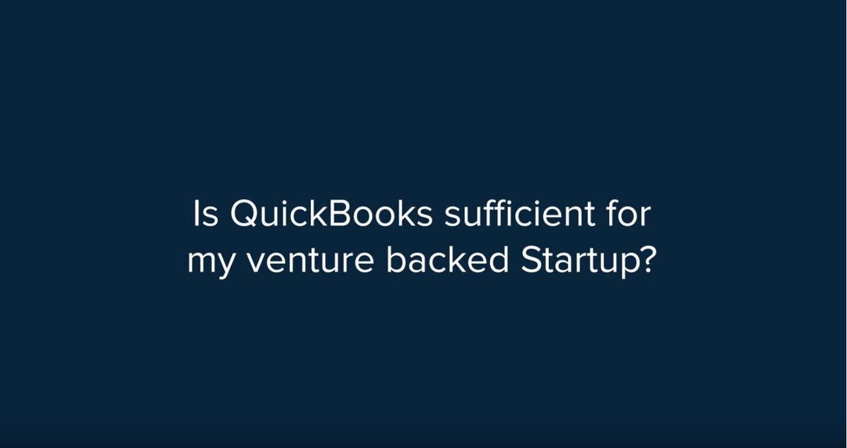 GetCountsy's tweet photo. Should your startup be relying on QuickBooks? Check out this video to see what experienced startup CFOs have to say on the subject. 

https://t.co/Kmp6wnmrEr
#Accounting #bookkeeping #vcbacked #startups https://t.co/udqsUbPwDh