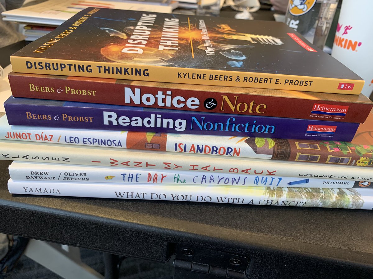 MrsPodber's tweet image. Awesome day of professional development with Kylene Beers and Robert Probst thanks to the NYCDOE Literacy Department  #noticeandnote @KyleneBeers you and Robert Probst you are amazing!