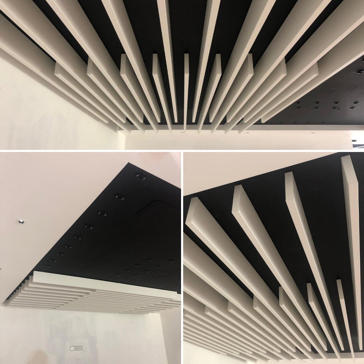 SpectrumWP's tweet photo. Another sneak peek from our in house office refurb of Spectrum's new working #showroom! 

Our feature ceiling is starting to look very striking! Watch this space! 

#officedesigntrends #designandbuild #tuesdaymotivation #spectrumworkplace https://t.co/WuqteR8utM