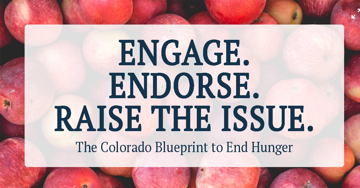 provecho_co's tweet photo. You can help us bring food security to all Colorado residents and raise the issue by endorsing the blueprint or finding ways to engage directly with your community. #EndHungerCO https://t.co/jV1jvt7P1D https://t.co/lXwGNRAdMG