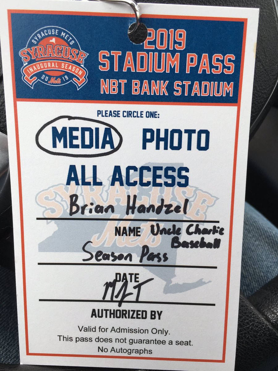 Well <a href="/SyracuseMets/">Syracuse Mets</a> I’m official now!