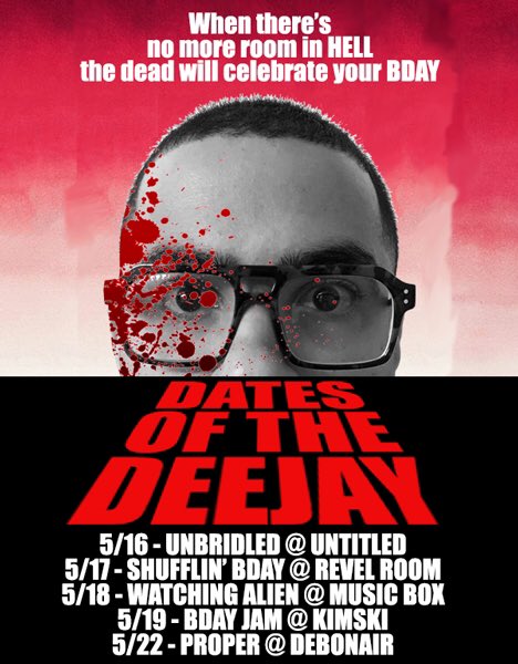 djintel's tweet photo. It wouldn’t be a DJ’s birthday if they didn’t milk it for a whole entire week. Come find me in these streets. We got jams for everybody! #djintel #watchmeage #romero #birthday https://t.co/1t5e3MRXD6