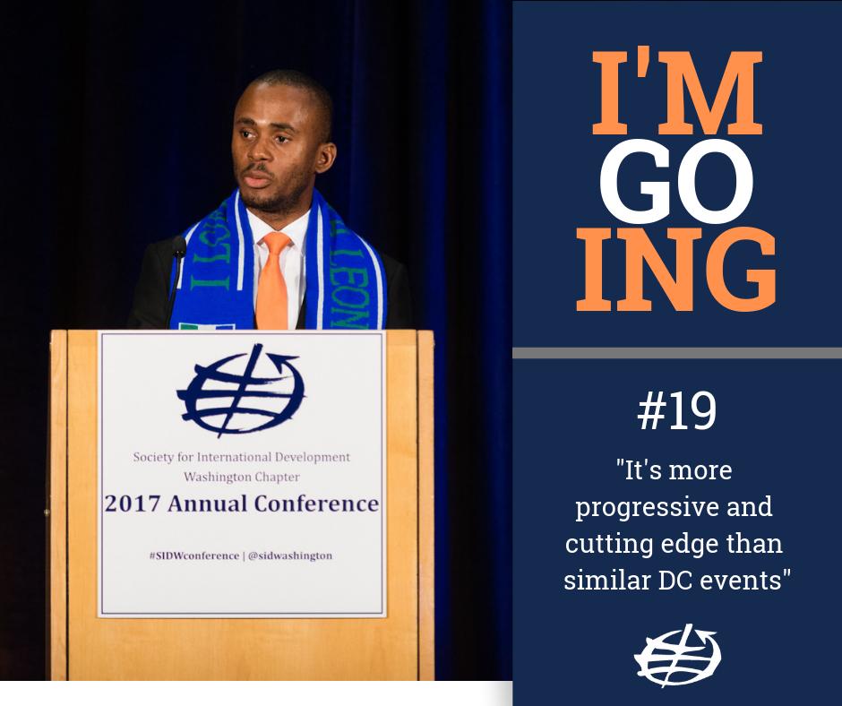 sidunitedstates's tweet image. #ImGoing to the #SIDWConference because "it's more progressive and cutting edge than similar DC events." Want to learn more about solving wicked problems of development? Read more about it here: ow.ly/jGNg50u6Yts