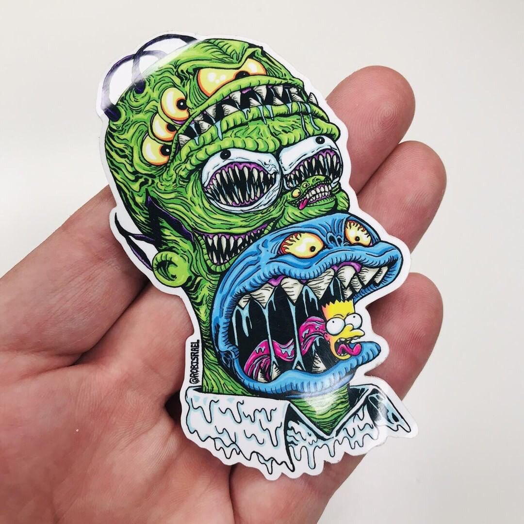 Happy Birthday Homer Simpson! Stickers are available. Message me to get them. 