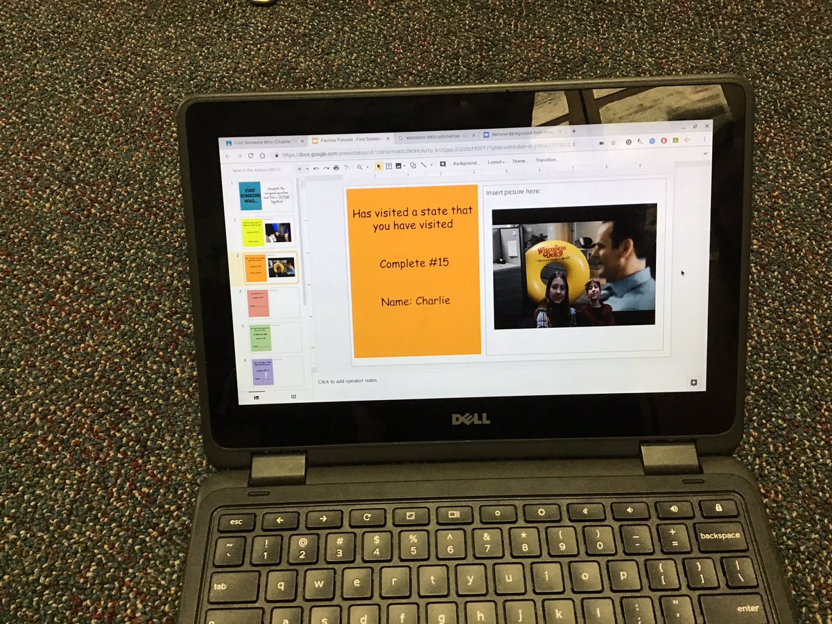 54Mr_Meyer's tweet photo. Love the collaboration and creativity the students are displaying while completing a #WhoHas math review. A simple “paper copy” review has been transformed and the engagement has been unparalleled. #Innovate54 #WeAre54 https://t.co/K8QM25iblT