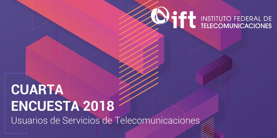 IFT_MX's tweet photo. #ComunicadoIFT
Aumentan niveles de satisfacción reportados por los usuarios de telecomunicaciones >>> https://t.co/lYkSIQtPZy
*La Cuarta Encuesta 2018, presenta los principales hallazgos sobre los patrones de consumo, experiencia y niveles de satisfacción de los usuarios https://t.co/6vW2PFdBMd