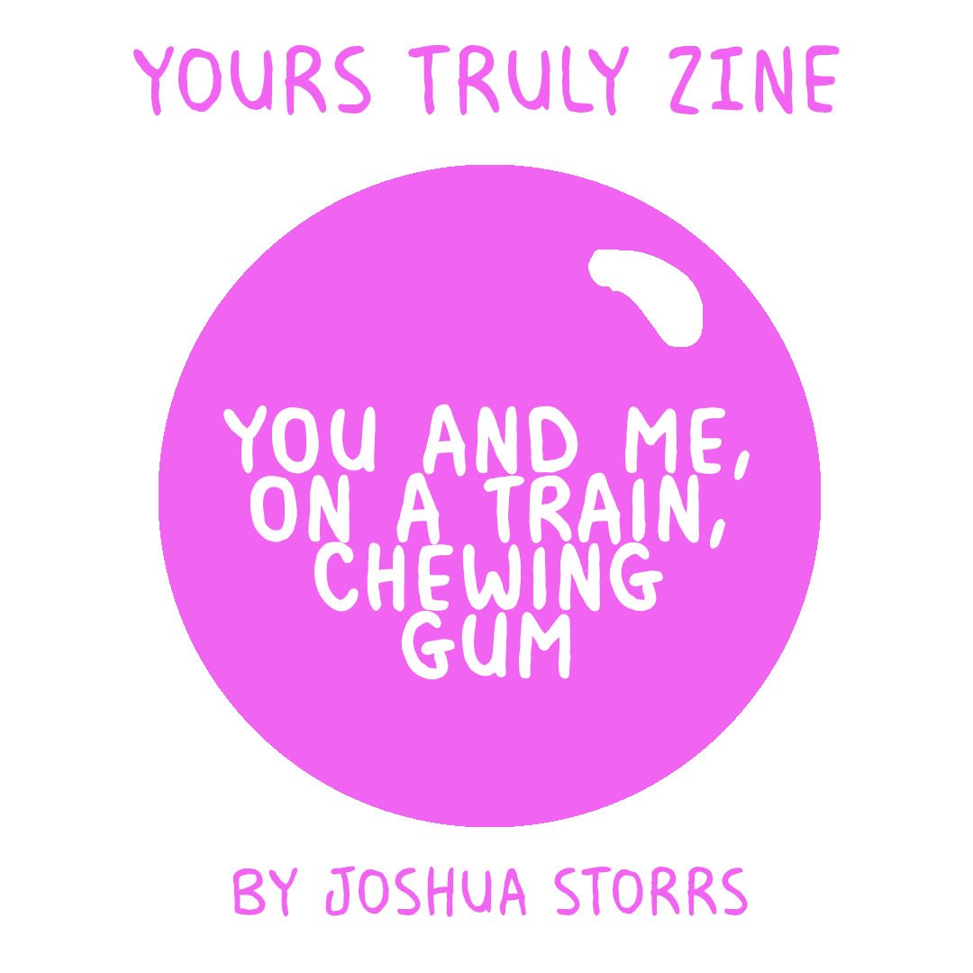 Bloombeard's tweet photo. I have a piece of flash fiction in the Yours Truly edition of @emergingzine! It's called YOU AND ME, ON A TRAIN, CHEWING GUM, and it's a romance story about flirting with bubble gum. All proceeds support the @TrevorProject! Check it!
https://t.co/d4qNztzfL8 https://t.co/IqwW7Bg11f
