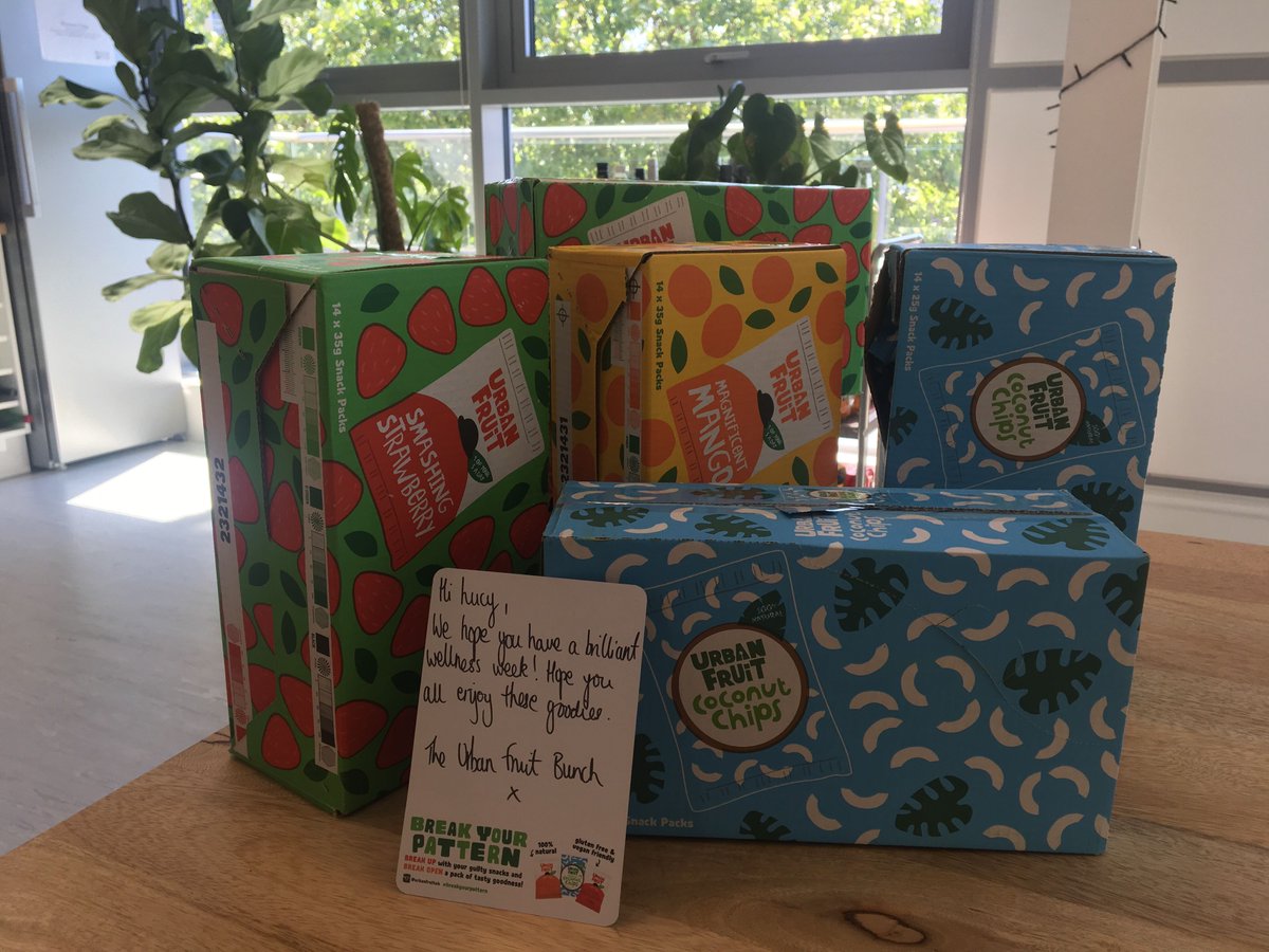 and these yummies from <a href="/UrbanFruit/">Urban Fruit</a> thank you! #mentalhealthawarenessweek