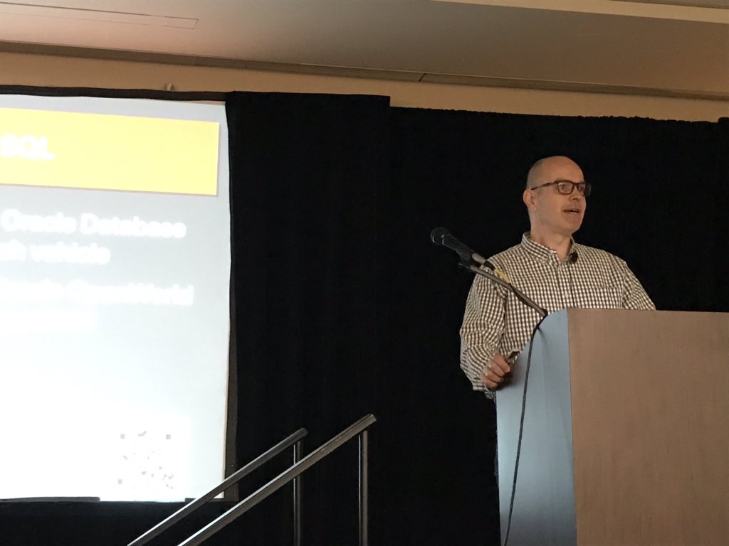 sky_vst's tweet photo. @joelkallman is kicking off the #Apex development day on #gloc19 #orclapex It looks like the apex is finally coming to oracle autonomous (hopefully soon) https://t.co/YHzzQvyVLs