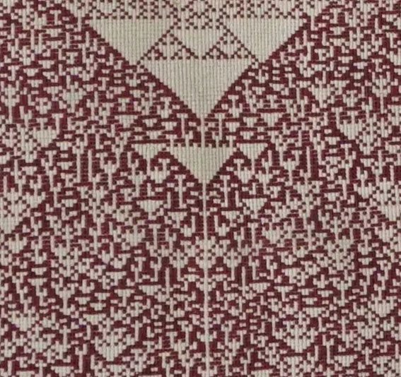 textileinst's tweet image. Weaving Mathematical Principles into Indian Carpets

Abandoning their traditional patterns, India carpet weavers of #UttarPradesh let the #mathematics of  #CellularAutomaton develop the pattern for their #rugs 

#CarpetWeaving #TextileDesign
newsclick.in/Indian-Carpets…