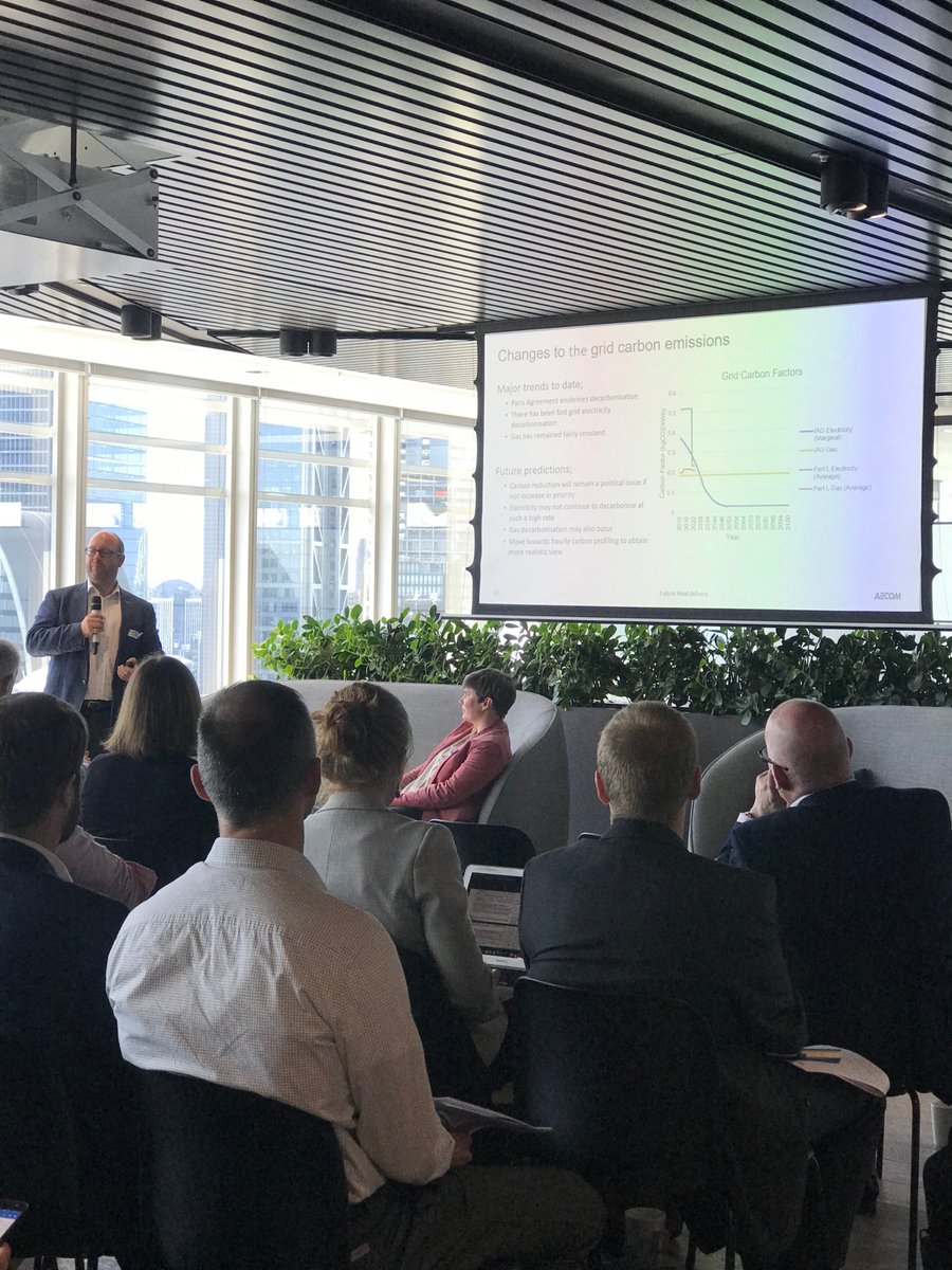 AECOM's <a href="/zerocarbonrob/">Rob Boyer</a> shares his vision of a fossil-free network of the future emphasising a collaborative approach to #heatnetworks, using design standards like CP1, and how we can prepare for it now at the @theADEuk Heat Network Conference 2019 #Sustainability #TalkoftheTown