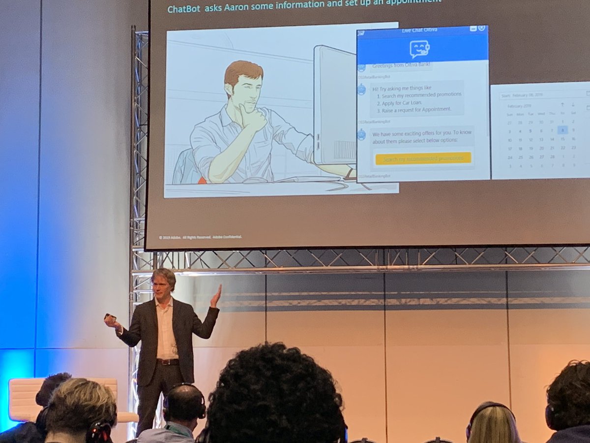 Paolo Aiello from @AvanadeInc talking abouthow his team is using @Microsoft and @Adobe technology to deliver customer value in vertical markets and how to go to market with Adobe and Microsoft. #AdobeSummit #DigitalTransformation