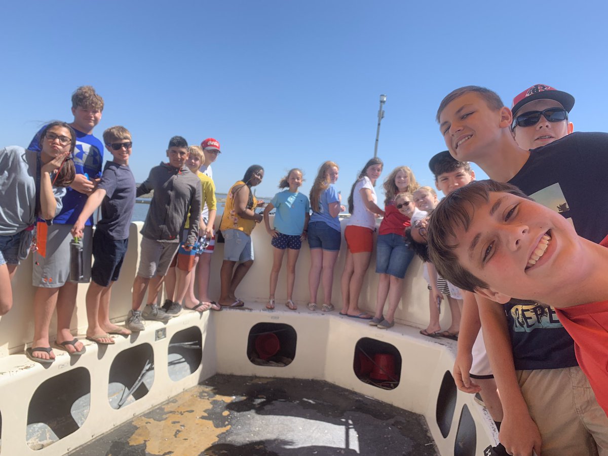 waddellsworld's tweet photo. We’re on a boat!! #BCtoTYB #FieldTrip @BryanCountyMS https://t.co/c3U2VhMRXh