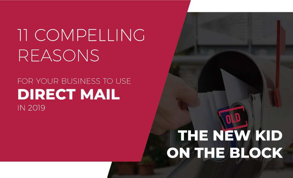 Why use direct mail in 2019? Because it works! Download your free copy of our white paper, 11 compelling reasons to use direct mail in 2019. cbncs.com/2019dm #directmail #marketing #directmailmarketing