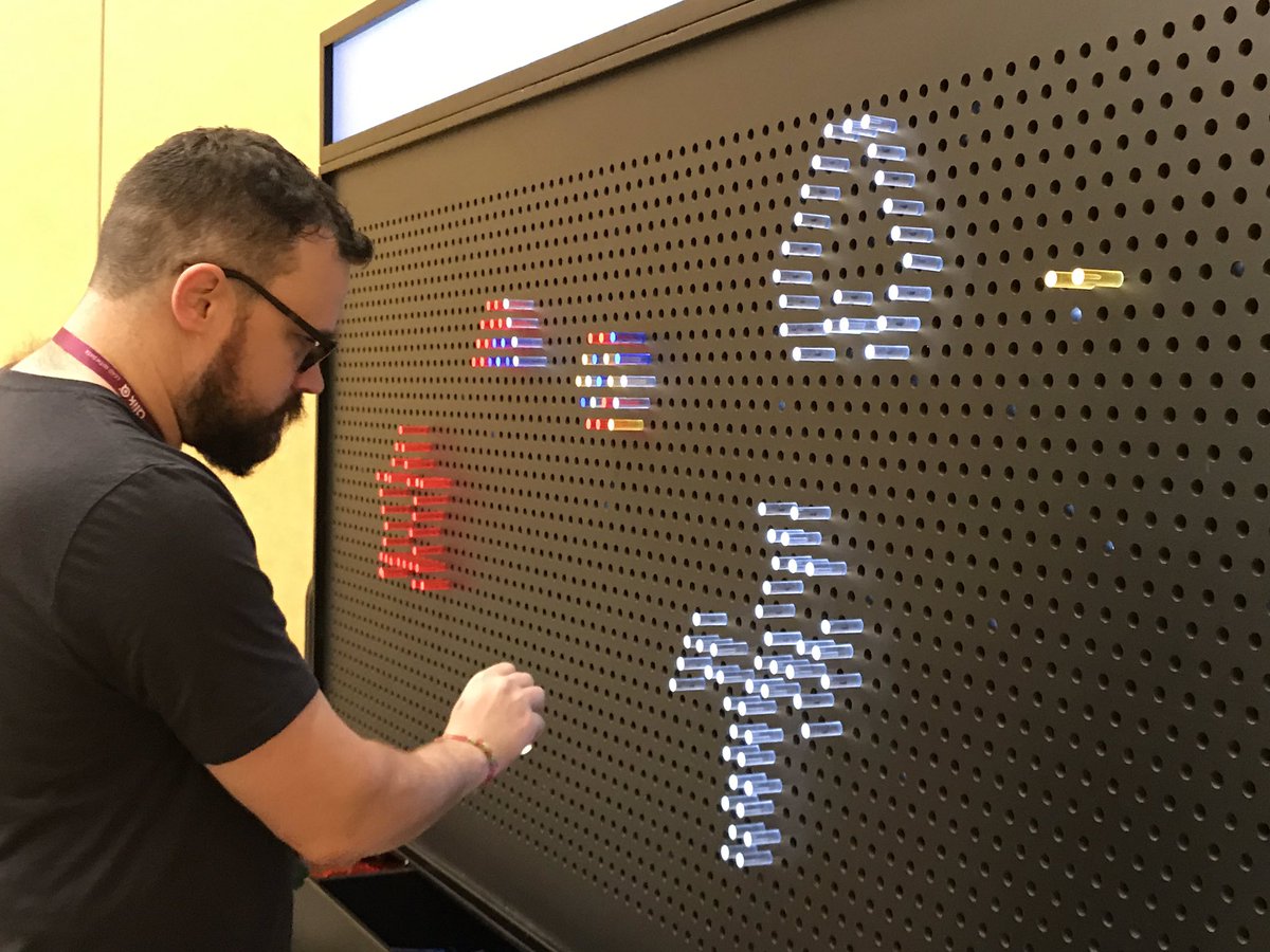 TweetTamimi's tweet photo. Here is @brianwmunz in the process of creating a masterpiece at our @qlikbranch #DeveloperLounge! Brian is taking requests for anything you want. He says he is the best and is taking challenges. #comeAtMe #Qonnection2019 #Qonnections https://t.co/QU418UMoQS