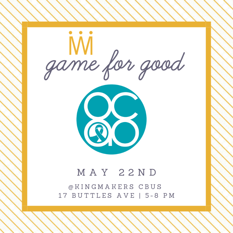 OCAOhio's tweet photo. #TealTuesday Have you signed up for our Game for Good 
 at Kingmakers on 17 Buttles Ave from 5-8 PM. There will be a 50/50 and a raffle for gaming prizes. Please remember to pre-register at Eventbrite: https://t.co/AF3d6xVNxk https://t.co/214ieTDVIf