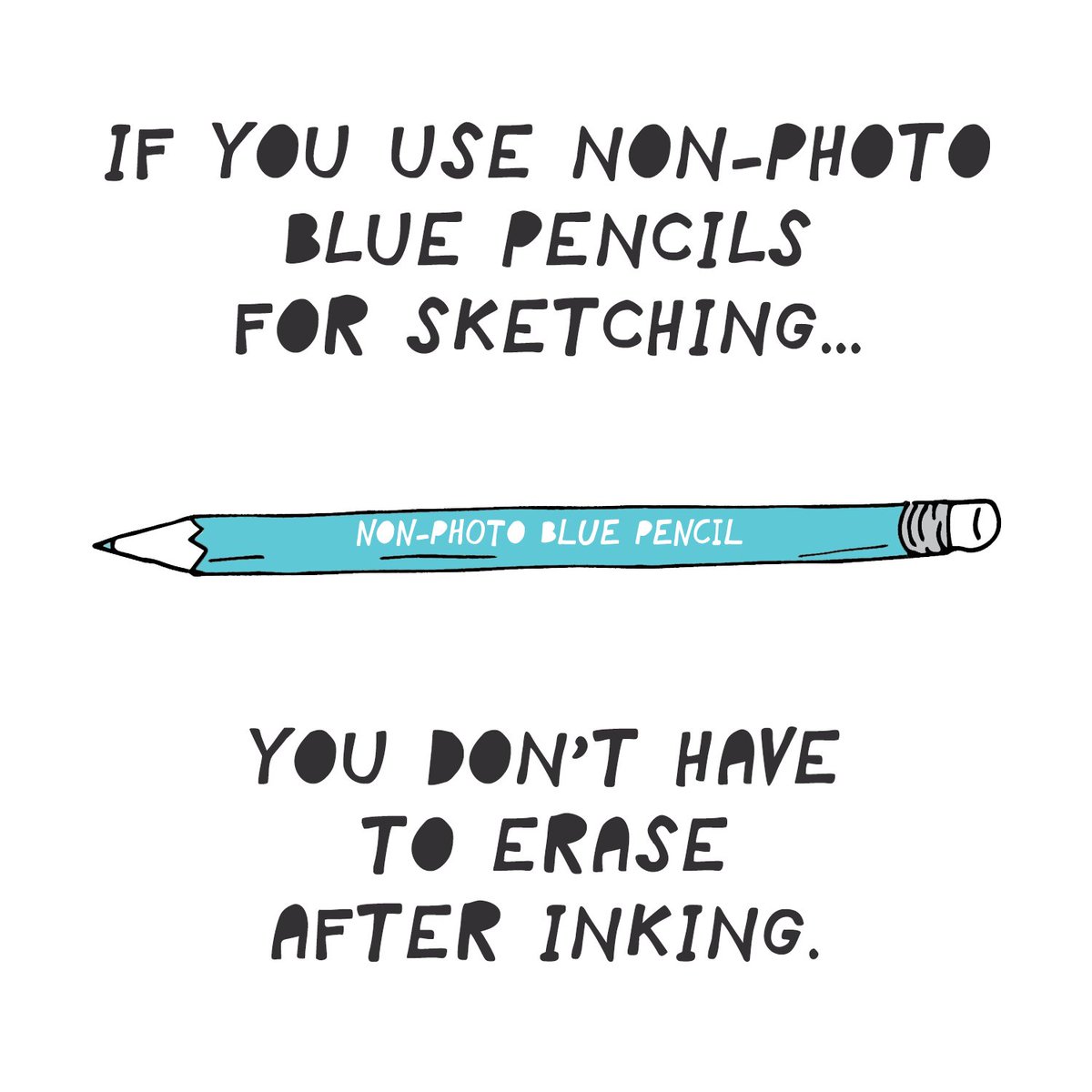 MissAnthology's tweet image. Our #tuesdaytip this week is to use non-photo blue pencils if you&apos;re a traditional comic creator. Unlike regular graphite pencils, you can easily make your blue pencil lines disappear after scanning or copying. #bluepencil #comictips