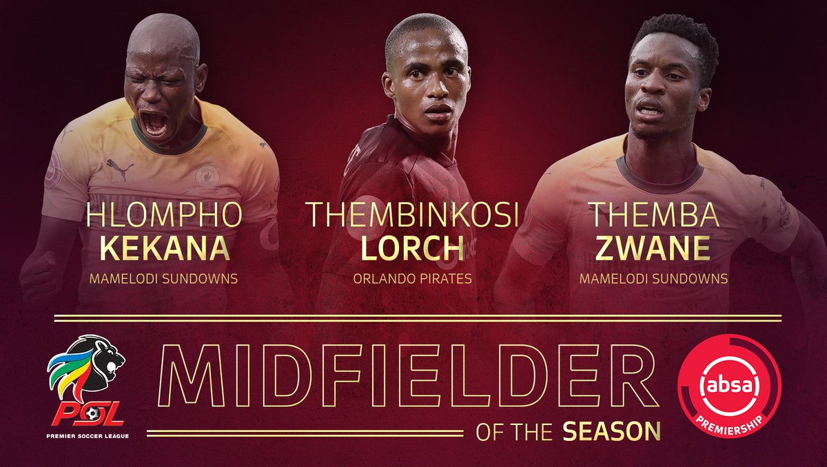 AbsaSouthAfrica's tweet image. 17 goals between these players – that’s testament to the level of skill these midfielders of the Season nominees have when it comes to fast feet, opportunity spotting and attacking play. Who do you want to see victorious at the #PSLAwards on Sunday?
#Africanacity