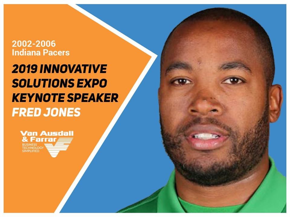 We are excited to announce our 2019 Innovative Solutions Keynote Speaker is former Indiana Pacer and 2004 #NBA Slam Dunk winner, Fred Jones. Fred will be speaking about his experience in the NBA as well as his latest venture as owner of Shoot360 in #Indy: buff.ly/2FRRf7b