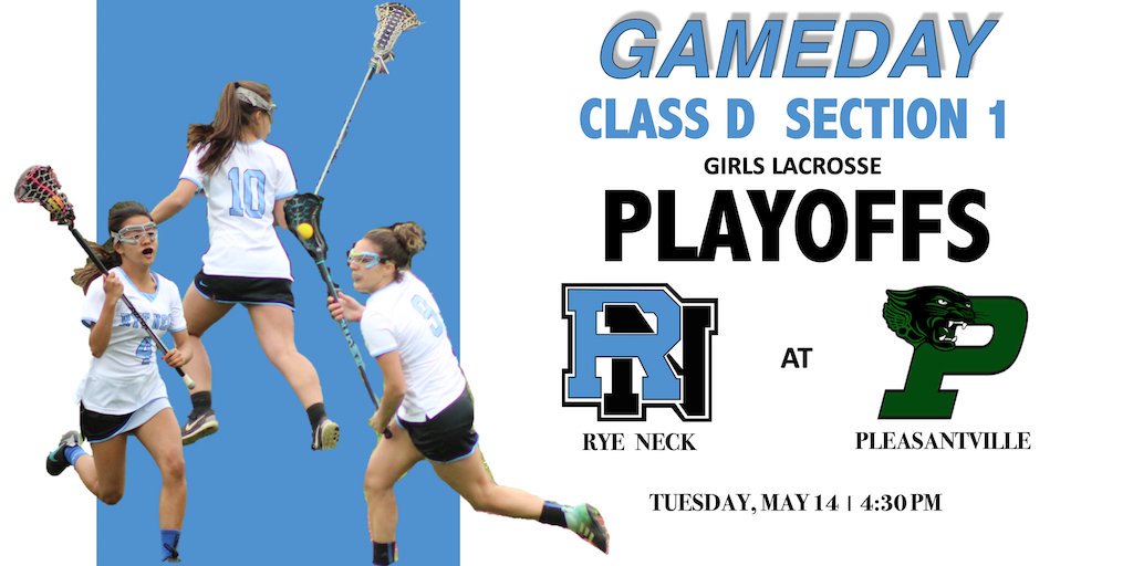 RyeNeck_GLax's tweet photo. 🚨🥍 #GameDay #Playoffs 🚨
🆚 Pleasantville @Pvilleglax
⏰ 4:30PM
🏟️ Pleasantville HS

Rye Neck Girls Lax travel to Pleasantville in a battle of the Panthers in the 1st round of Sec 1- Class D playoffs🐾#Sec1GLax 
@lohudsports @HaggertyNancy @lohudglax @LMCTVSports @RNHSathletics https://t.co/beCM7RHEiM